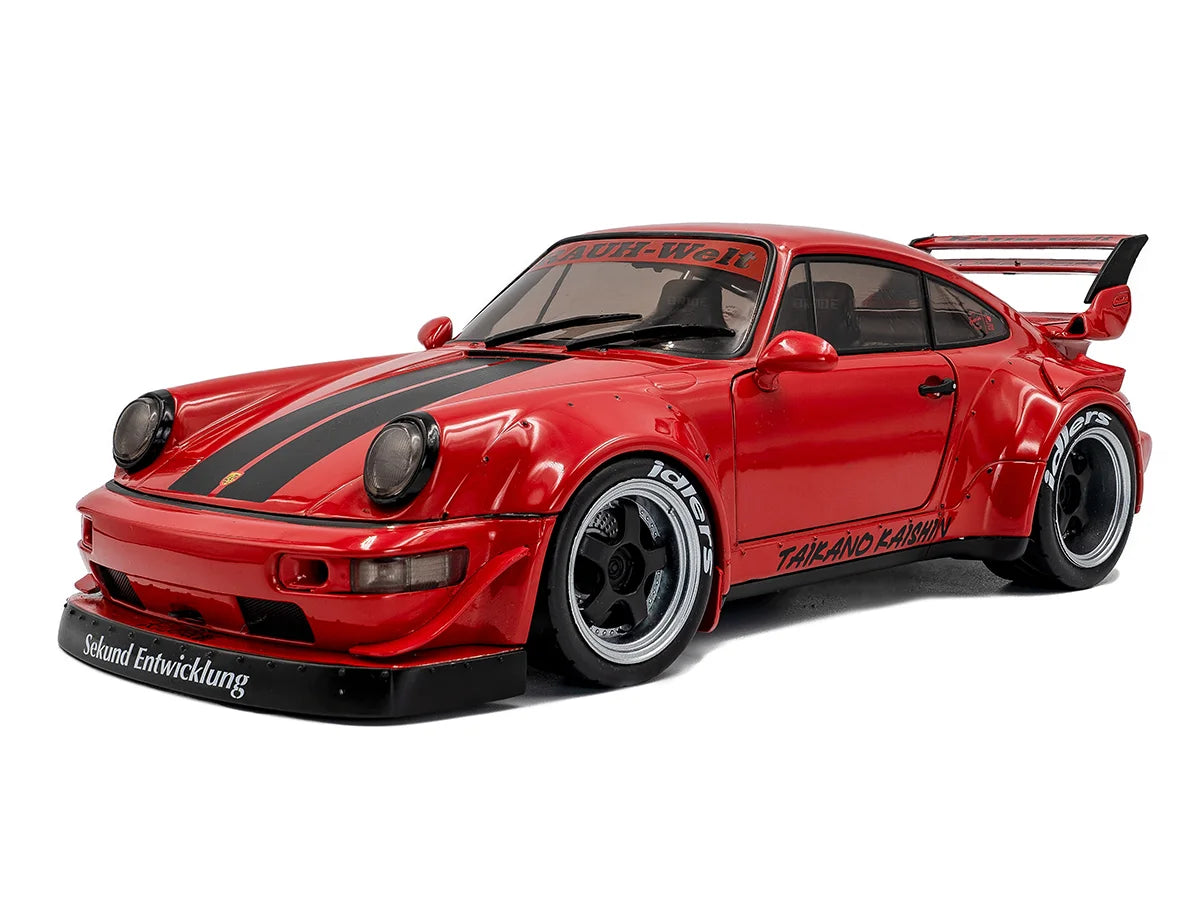 Porsche RWB Bodykit Taikano Kaishin 2024 1:18 Solido Vermelho